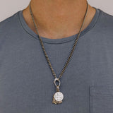 Mr. LOWE Buddha Cross Chain Necklace