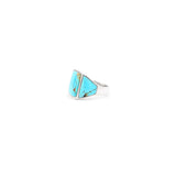 Mr. LOWE Sterling Silver & Turquoise Square Ring