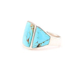 Mr. LOWE Sterling Silver & Turquoise Square Ring