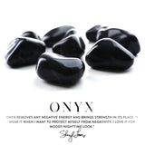 Black Onyx Bracelet with Diamond Bar - 8mm